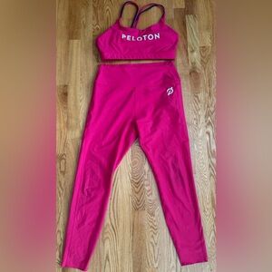 Peloton  leggings and Sports Bra set